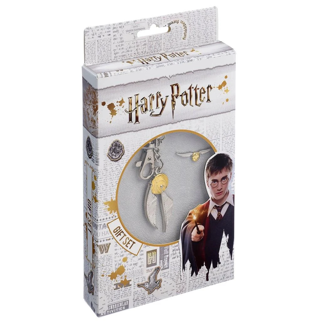 商品Harry Potter|Harry Potter Golden Snitch Keyring and Pin Badge - Silver,价格¥171,第1张图片