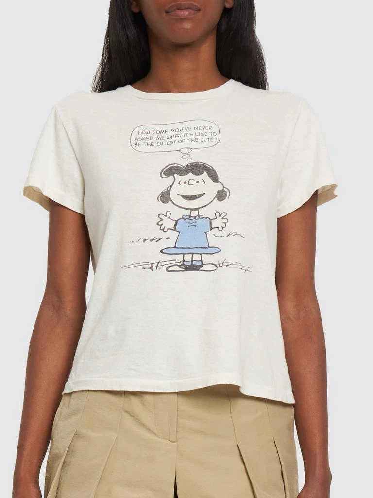 商品Re/Done|Lucy Cute Classic Cotton T-shirt,价格¥1638,第2张图片详细描述