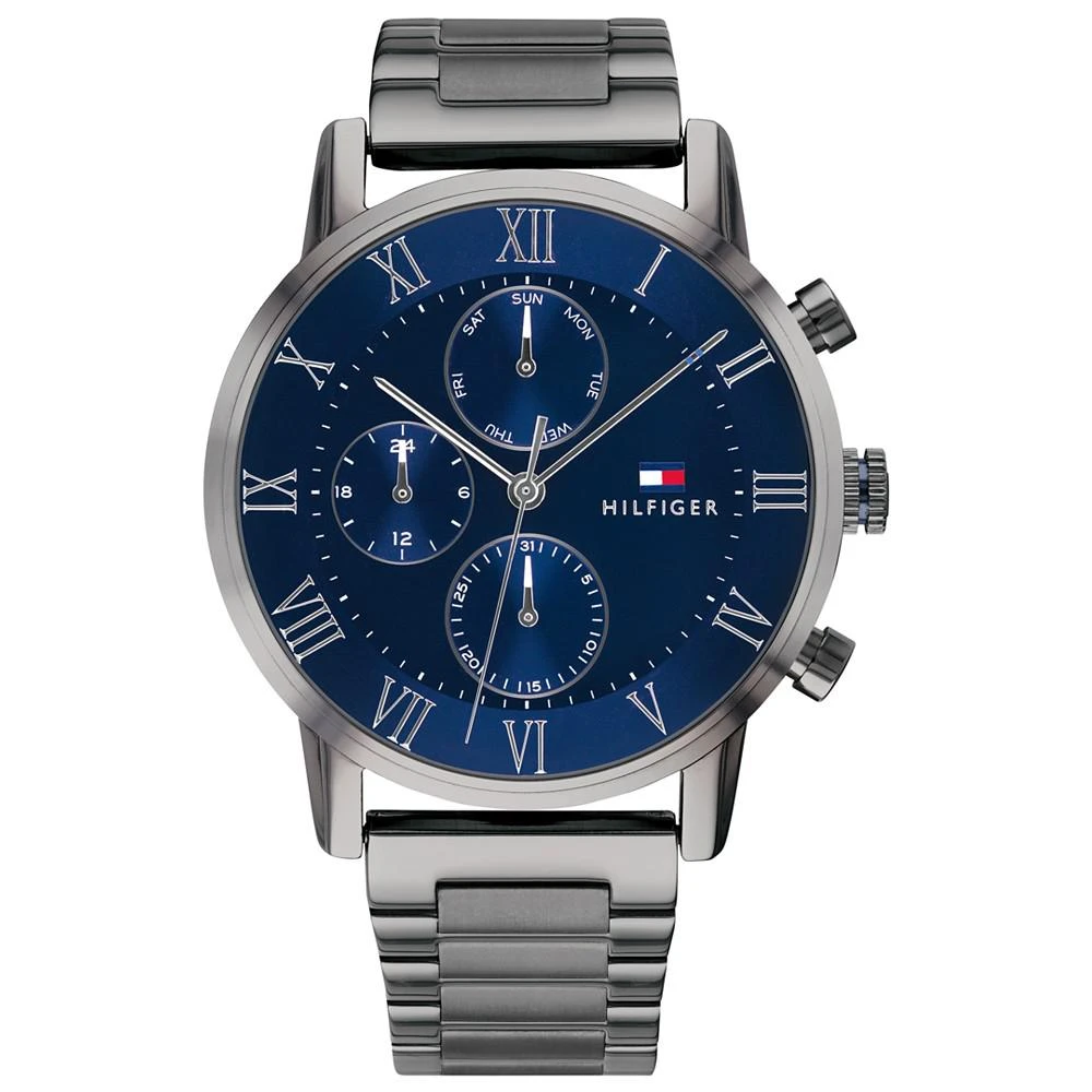 商品Tommy Hilfiger|Men's Gunmetal Gray Bracelet Watch 44mm,价格¥916,第1张图片
