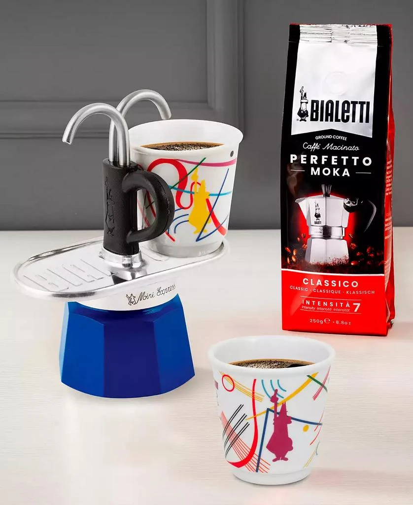 商品Bialetti|Set Mini Express "R" Kandinsky Plus 2 Bicc. 2.8 OZ Coffeemaker,价格¥408,第2张图片详细描述