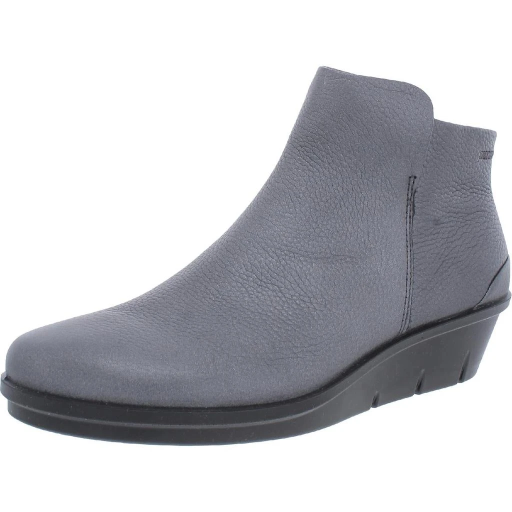 商品ECCO|ECCO Womens Leather Ankle Wedge Boots,价格¥276,第1张图片