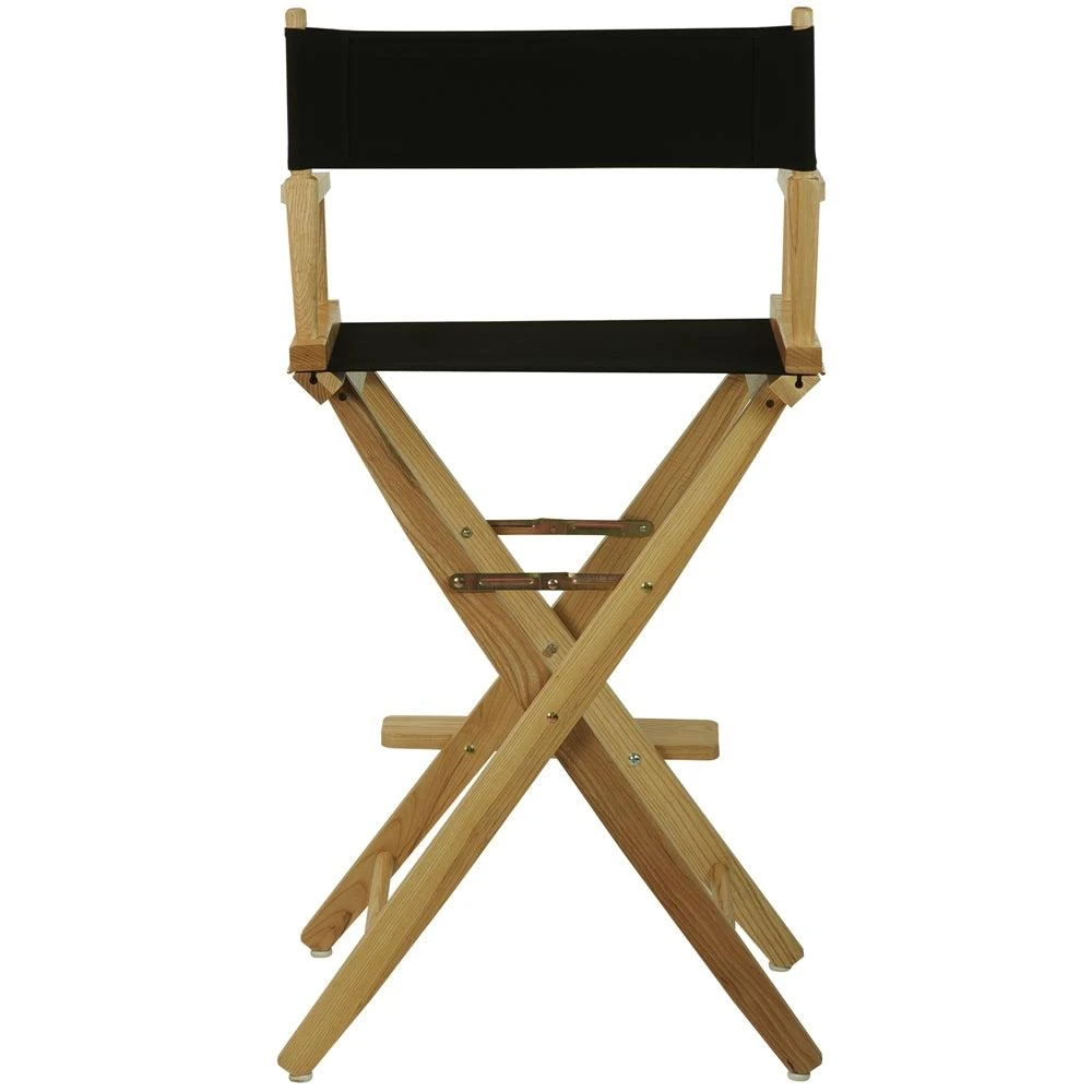 商品American Trails|Extra-Wide Premium 30"  Directors Chair Natural Frame W/Black Color Cover,价格¥1122,第3张图片详细描述