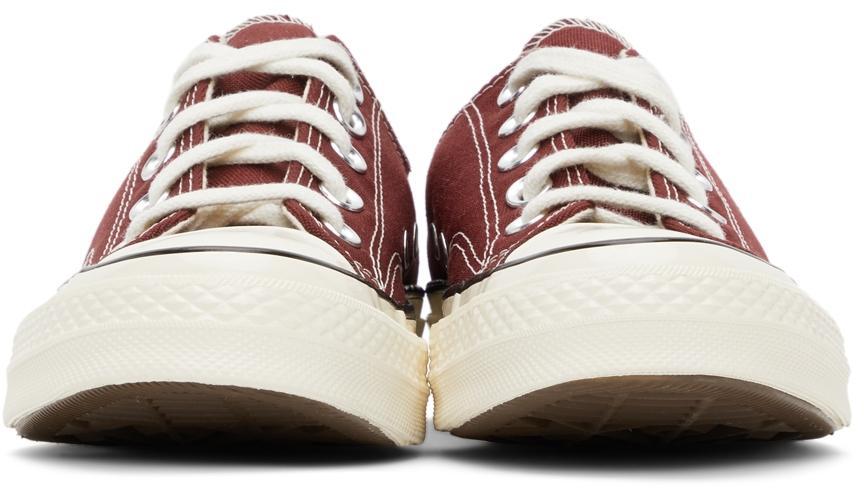 商品Converse|Burgundy Chuck 70 Low Sneakers,价格¥542,第4张图片详细描述