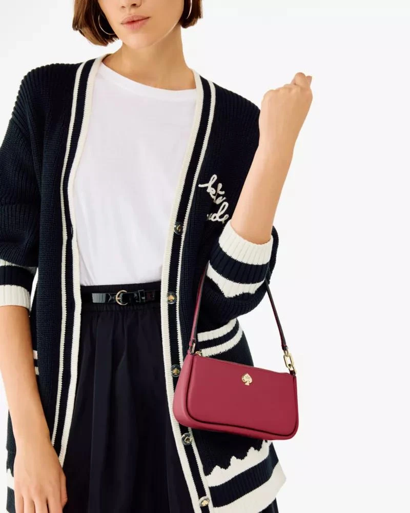 Kayla Woven Leather Convertible Wristlet 商品