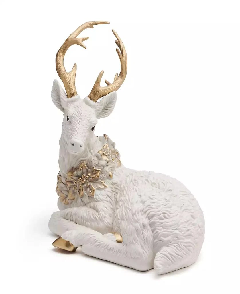 商品Fitz and Floyd|Bonita Resting Deer Figurine, 10.5-inch,价格¥942,第1张图片