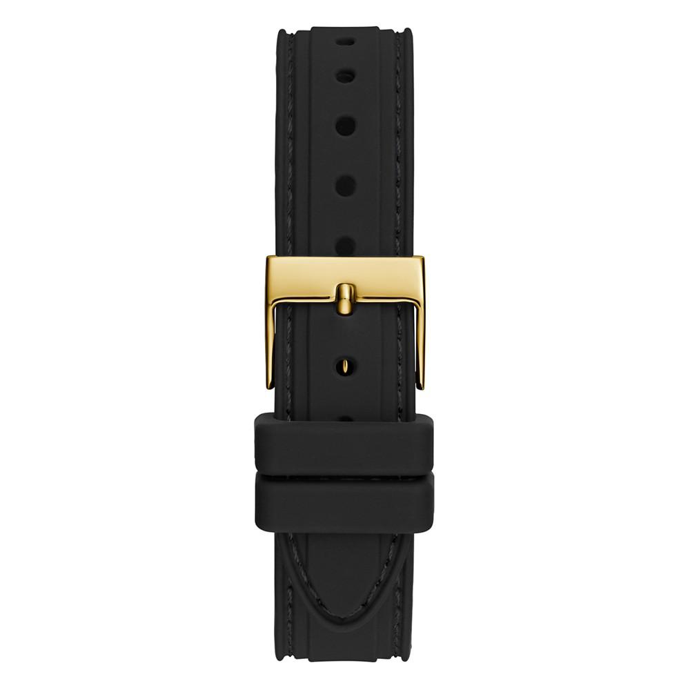 Women's Quartz Black Silicone Strap Multi-Function Watch 36mm商品第3张图片规格展示