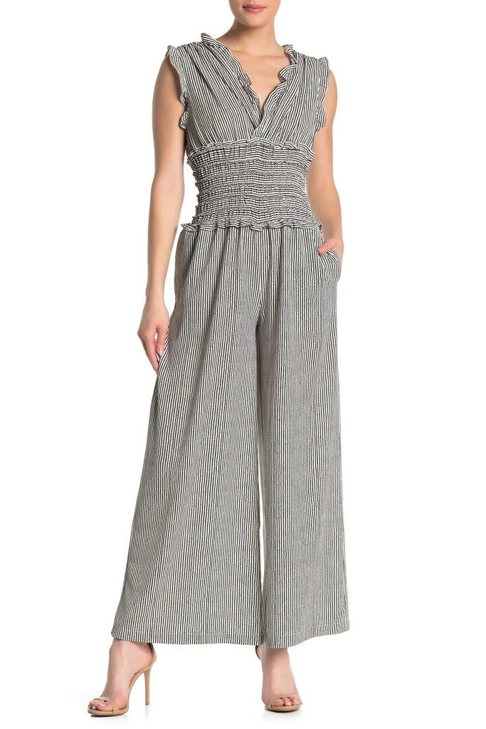 商品Max Studio|Wide Leg Crepe Jumpsuit,价格¥250,第1张图片