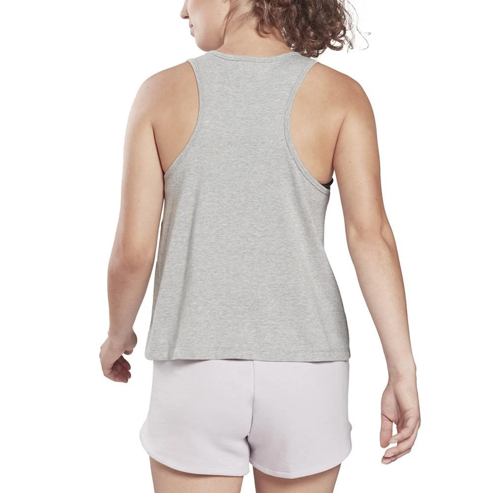 商品Reebok|Women's Identity Logo Racerback Jersey Tank Top,价格¥56,第2张图片详细描述