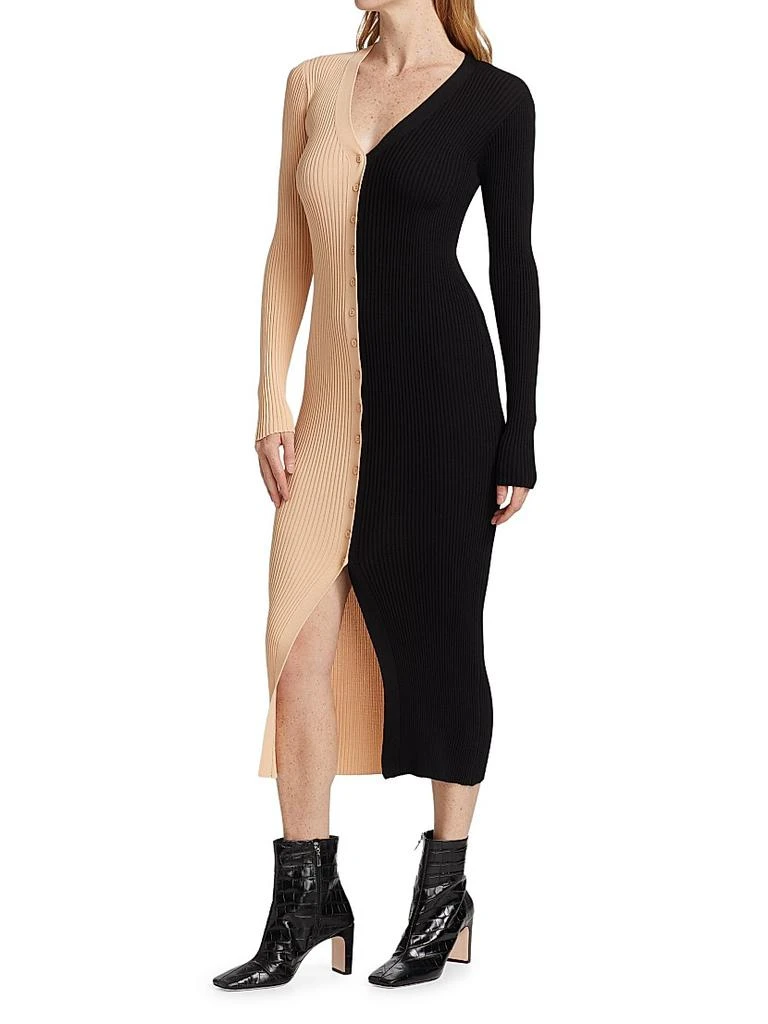 商品Staud|Shoko Colorblocked Midi-Dress,价格¥1228,第4张图片详细描述