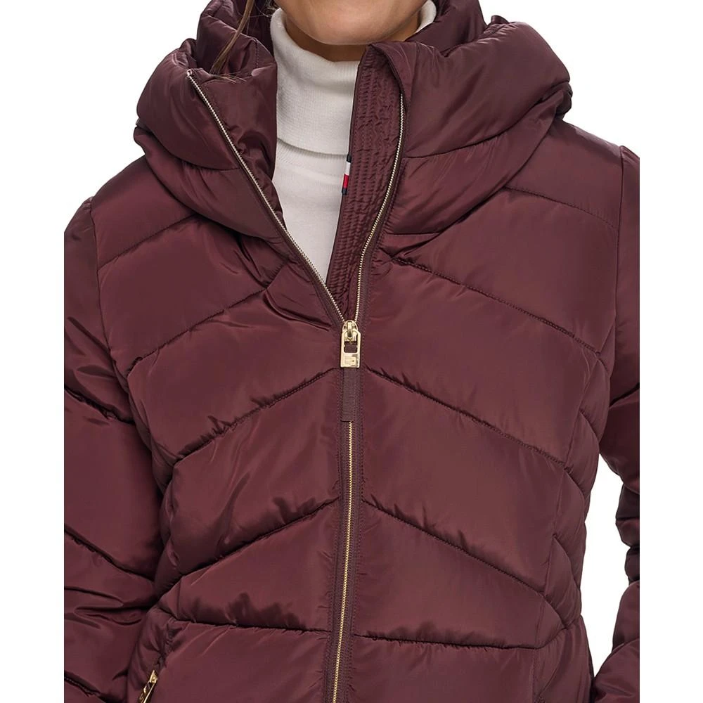 商品Tommy Hilfiger|Women's Hooded Puffer Coat,价格¥967,第4张图片详细描述