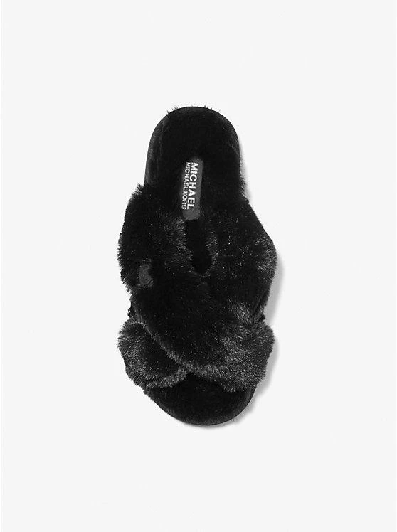 商品Michael Kors|Lala Faux Fur Slide Sandal,价格¥309,第3张图片详细描述