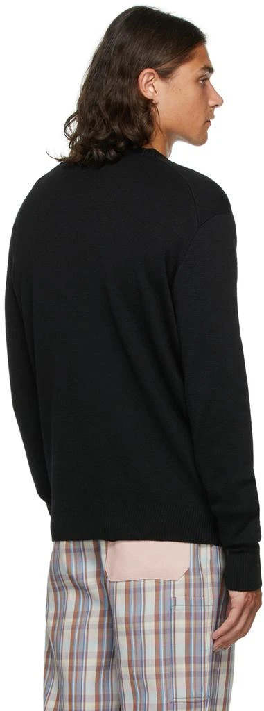 商品AMI|Black V-Neck Ami de Cœur Sweater,价格¥1917,第3张图片详细描述