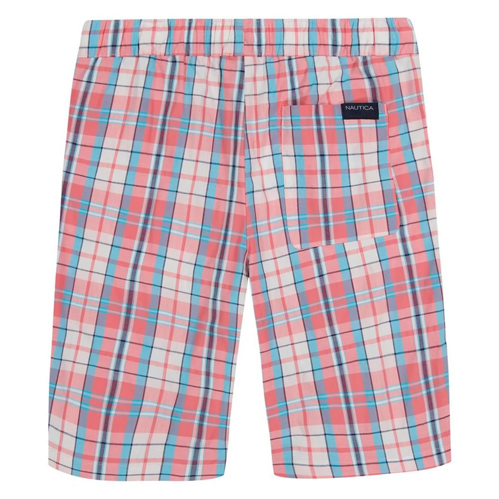 商品Nautica|Toddler Boys Plaid Pull-On Shorts,价格¥78,第2张图片详细描述
