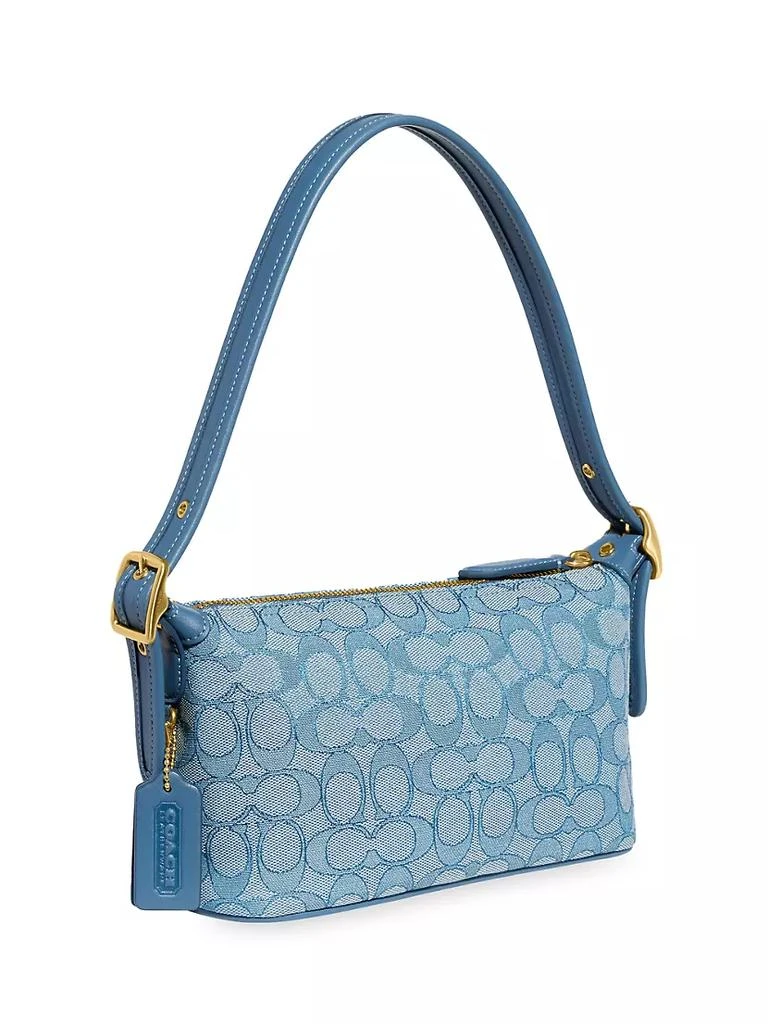 商品Coach|Demi Signature Jacquard Shoulder Bag,价格¥1524,第3张图片详细描述