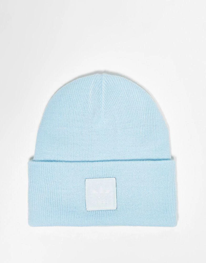 商品Adidas|adidas Originals trefoil beanie in blue,价格¥137,第1张图片