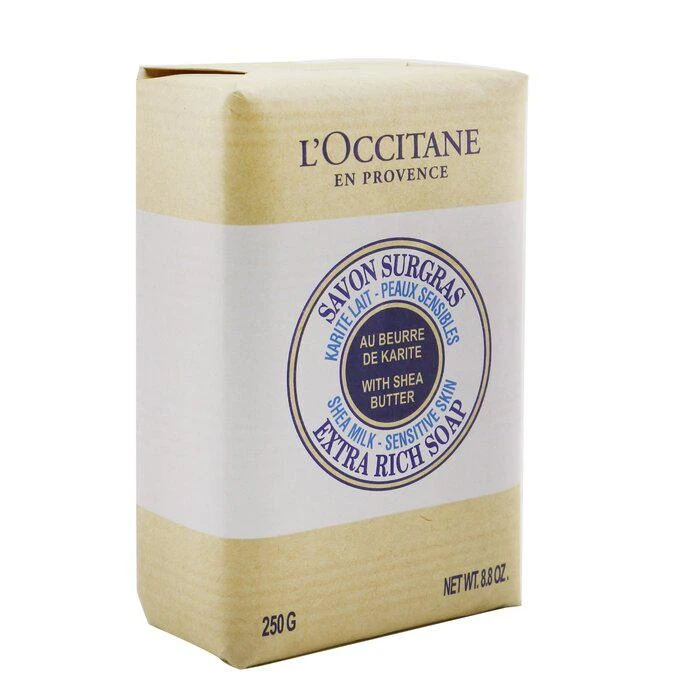 商品L'Occitane|L'Occitane 乳木果牛奶味洁肤香皂-敏感肌适用 250g/8.8oz,价格¥142,第2张图片详细描述