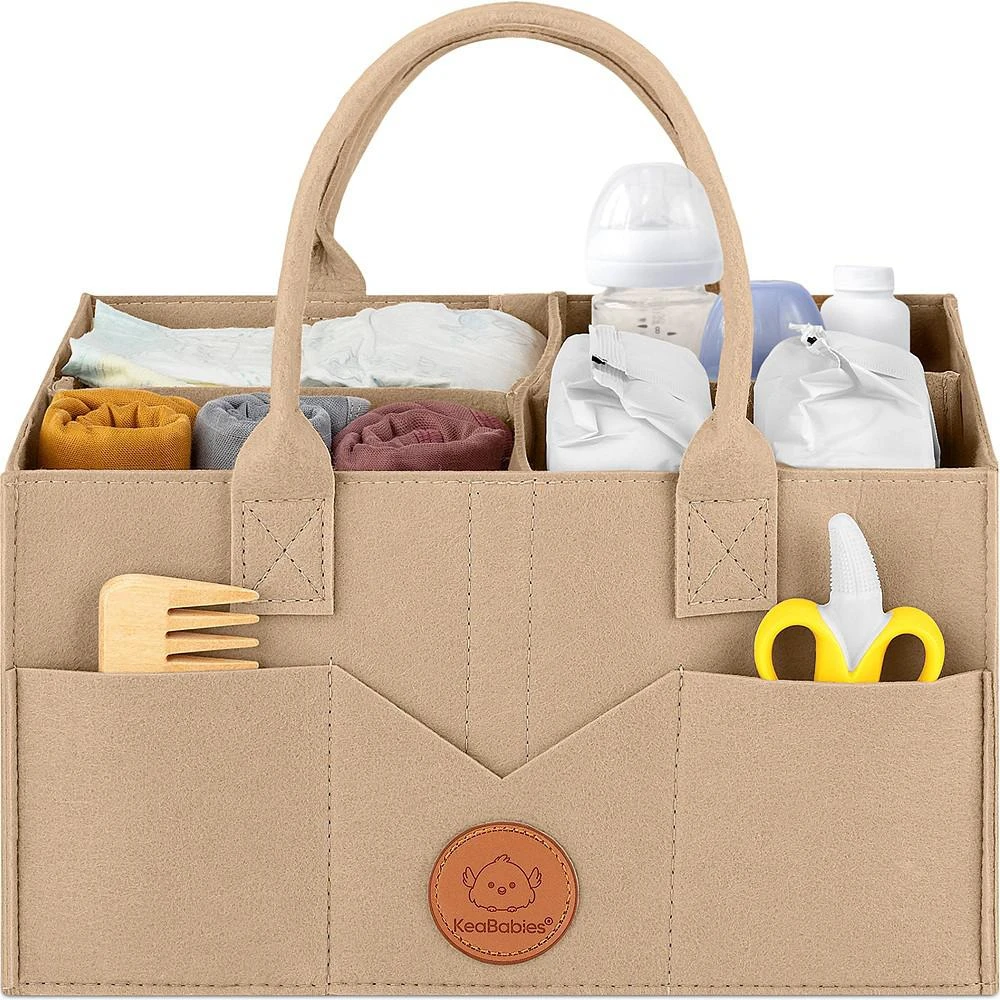 商品KeaBabies|Original Baby Diaper Caddy Organizer, Large Storage Caddy Organizer for Nursery, Changing Table,价格¥164,第1张图片