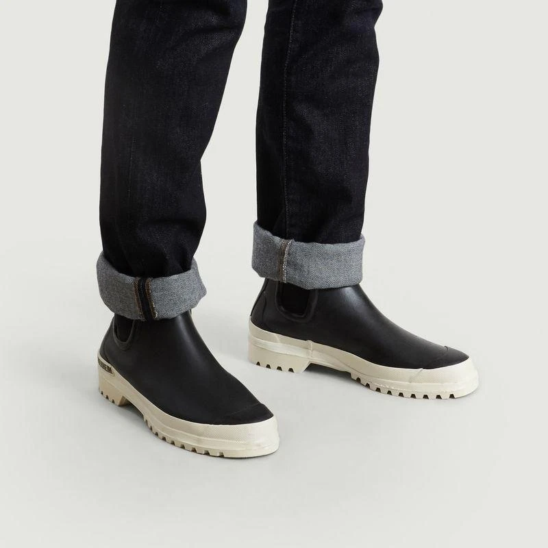 商品Stutterheim|Rainwalker Chelsea Boots Black White STUTTERHEIM,价格¥500,第2张图片详细描述