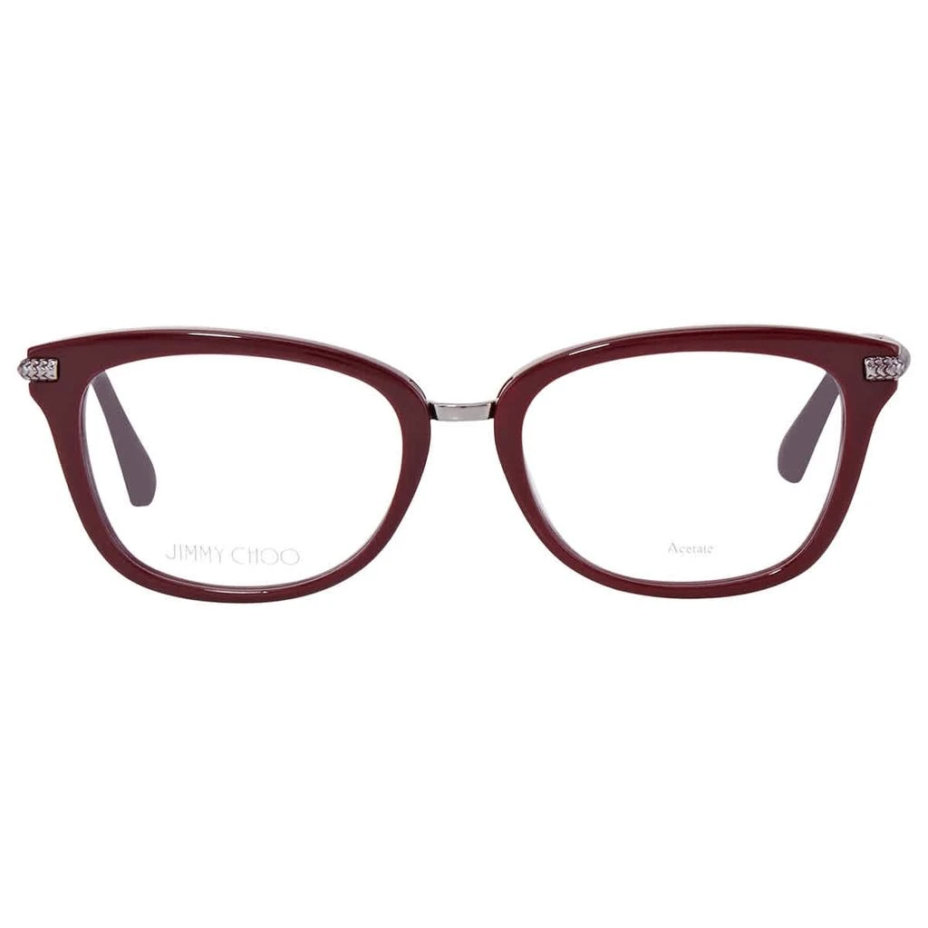 商品Jimmy Choo|Demo Rectangular Ladies Eyeglasses JC218 0LHF 52,价格¥517,第2张图片详细描述