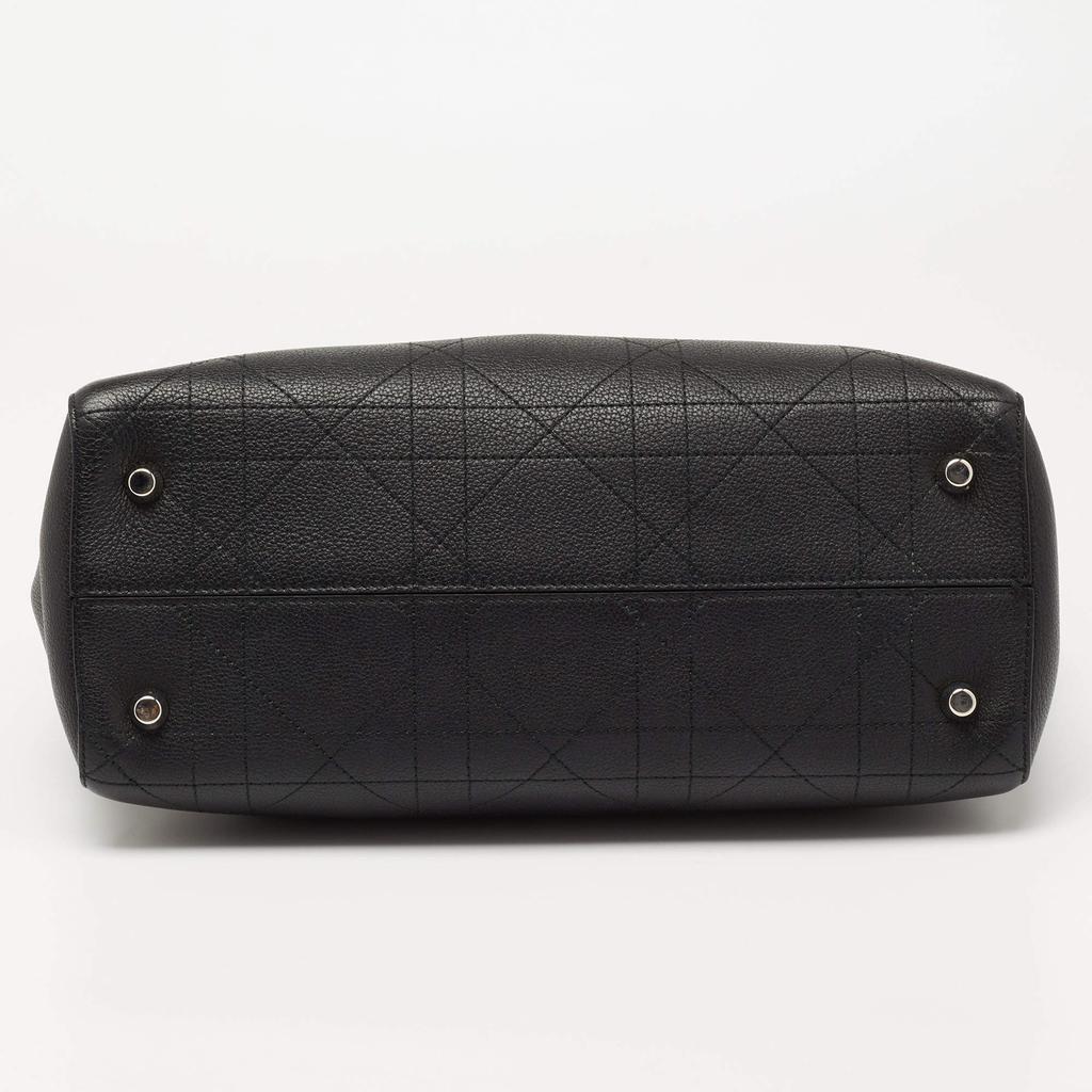 Dior Black Cannage Leather Medium Ultradior Tote商品第6张图片规格展示