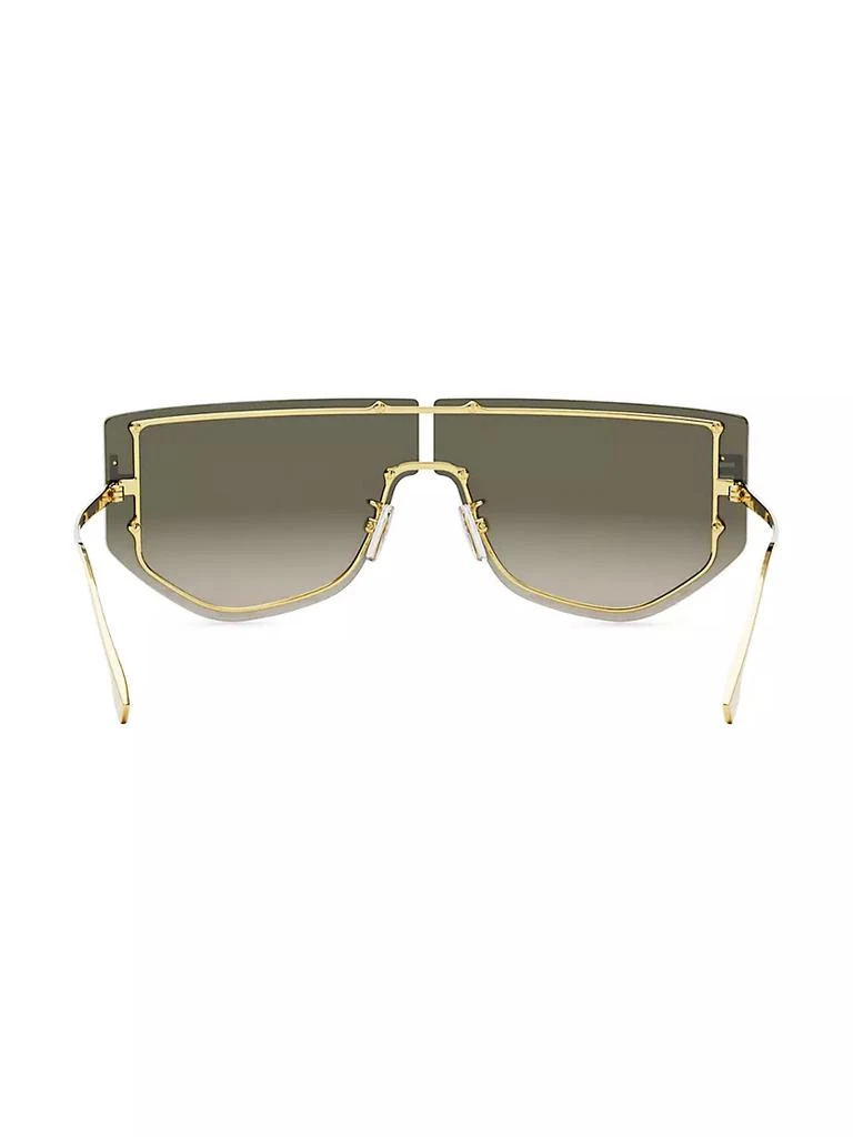 商品Fendi|Metal Sun Rectangular Shield Sunglasses,价格¥2730,第5张图片详细描述