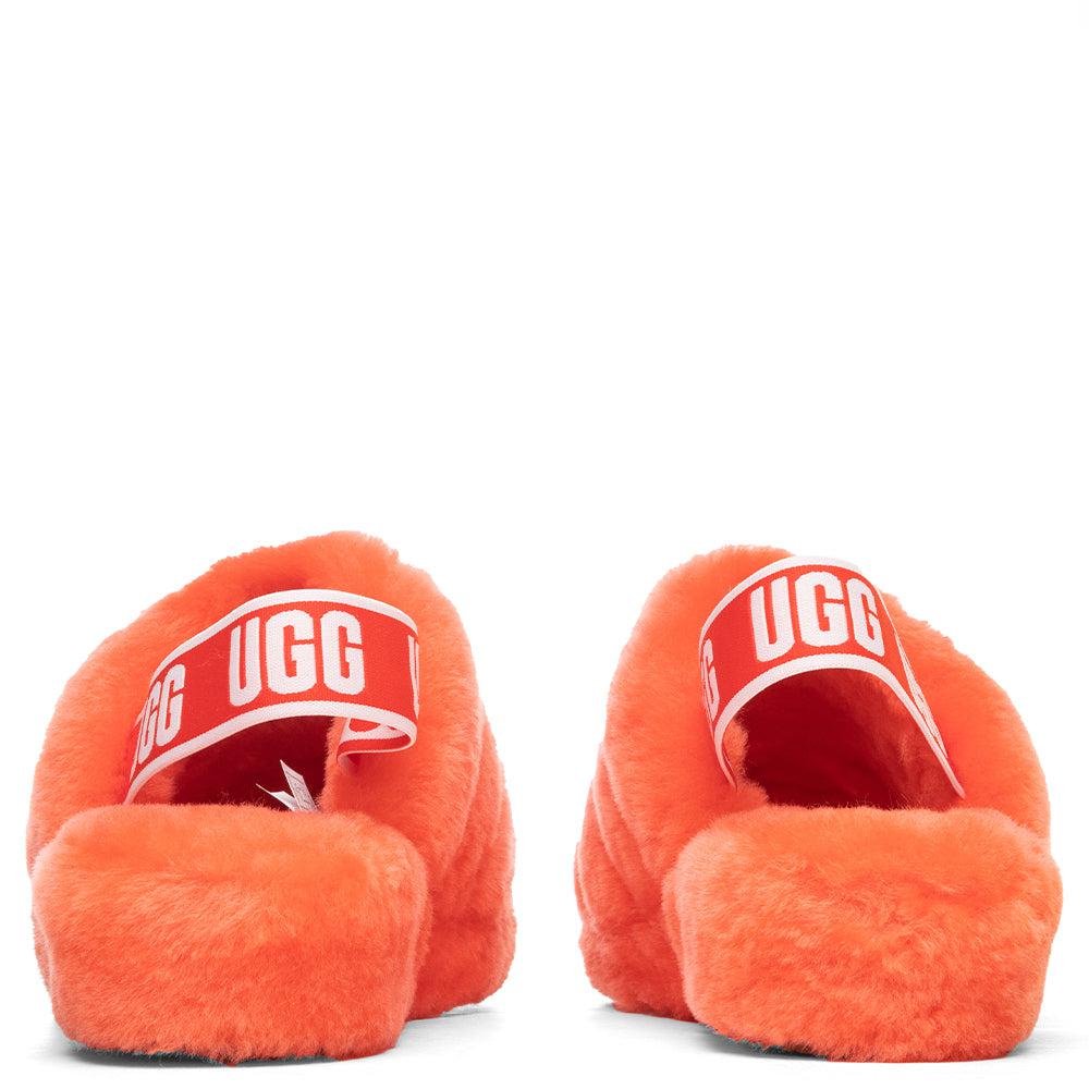 UGG Women's Fluff Yeah Slide - Red Currant商品第4张图片规格展示