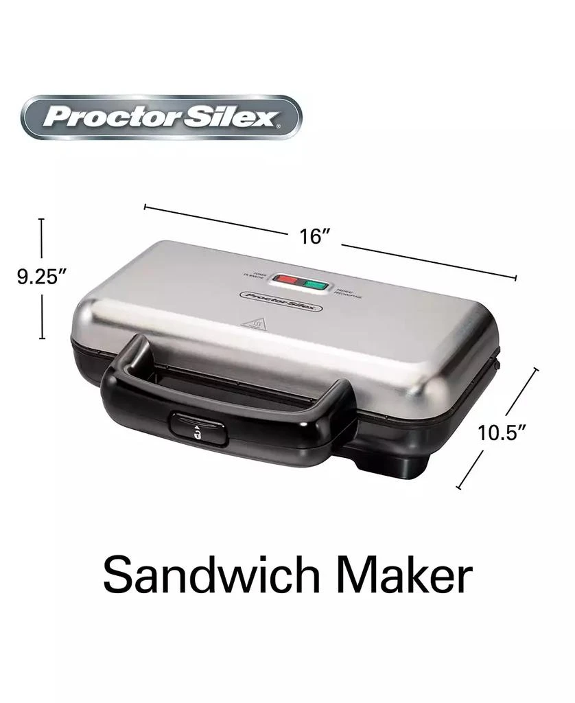 商品Hamilton Beach|Proctor Silex Deluxe Sandwich Maker,价格¥264,第2张图片详细描述