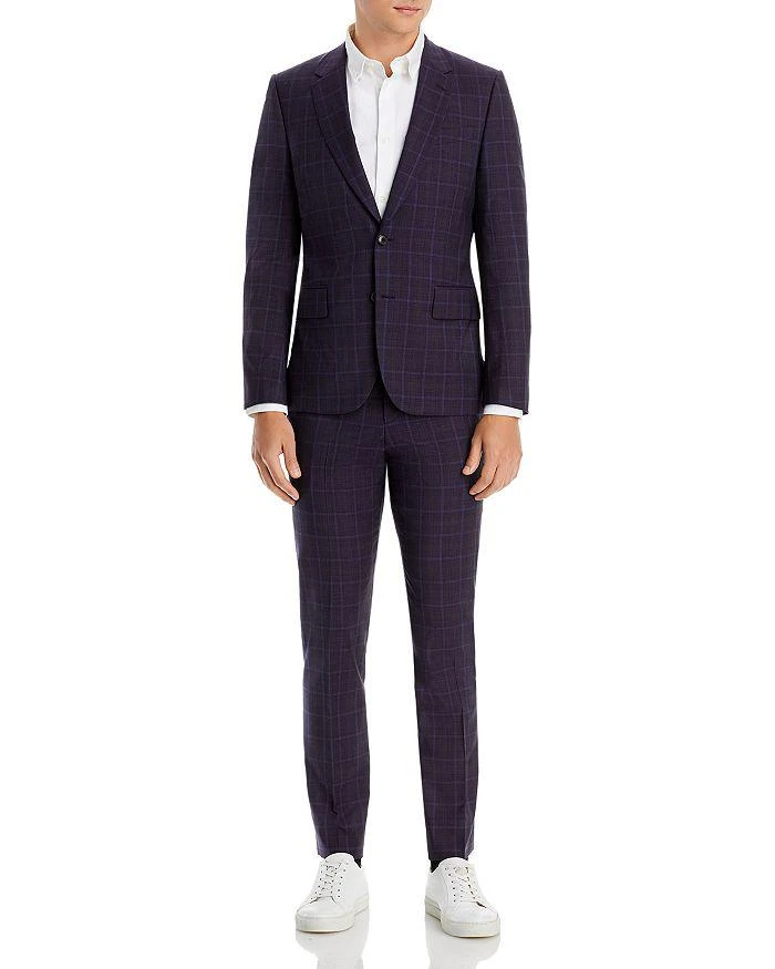 商品Paul Smith|Tailored Dark Purple Tonal Plaid Suit,价格¥4978,第1张图片