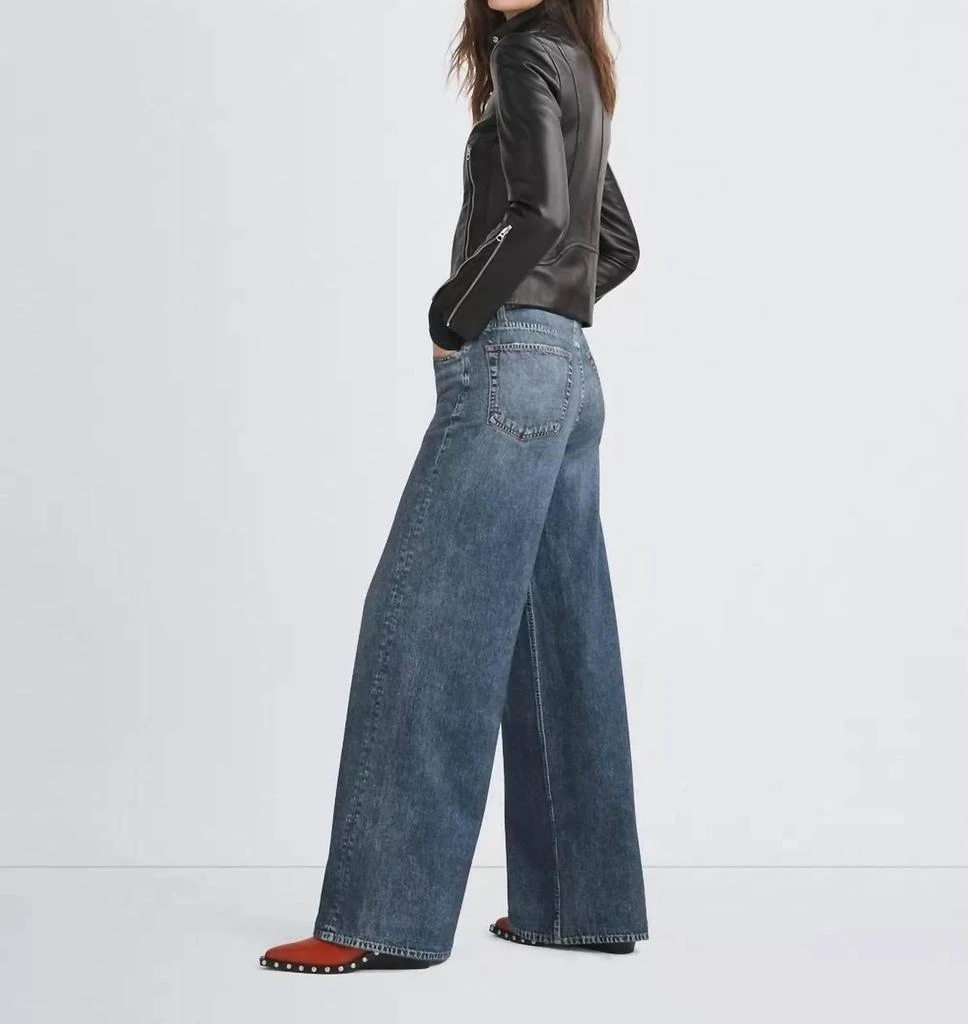 商品Rag & Bone|Miramar Sofie Wide Leg Jean In Kimber Wash,价格¥1260,第3张图片详细描述