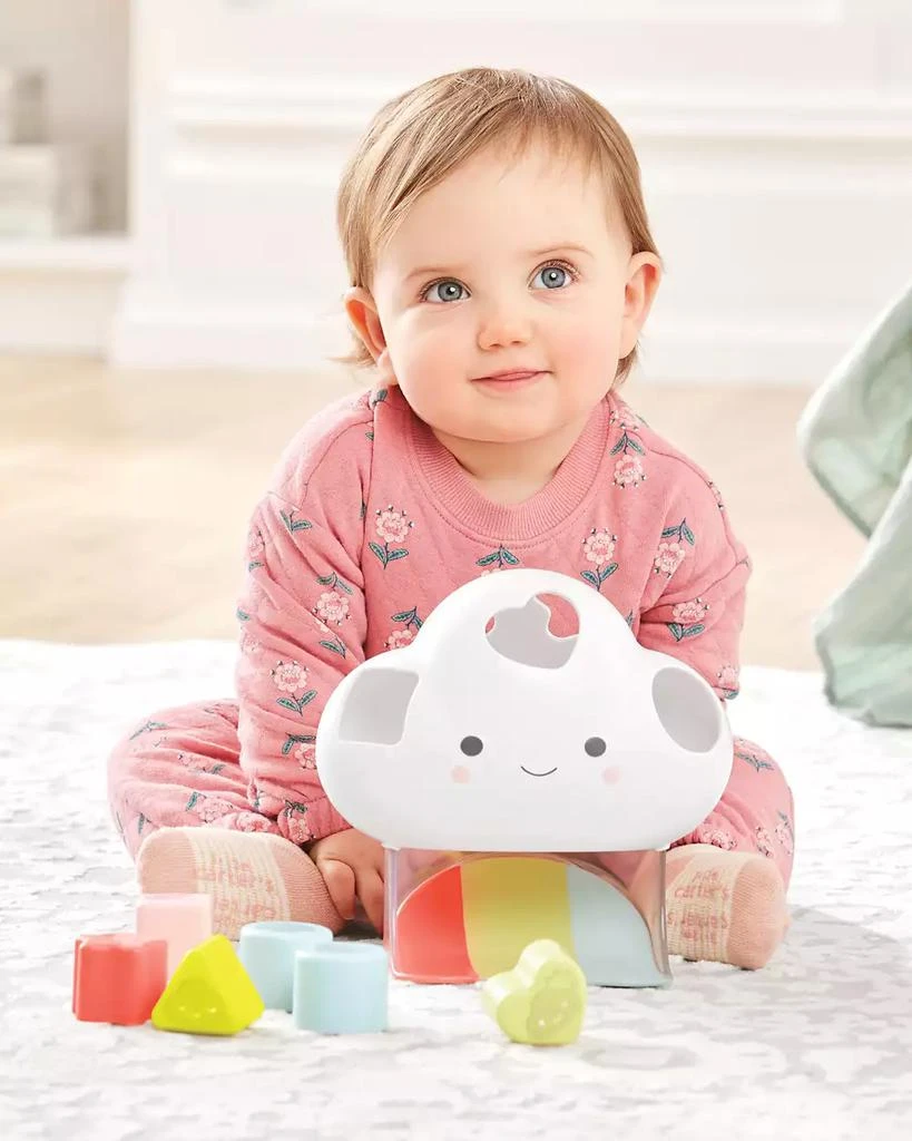 Silver-Tone Lining Cloud Feelings Shape Sorter Baby Toy 商品