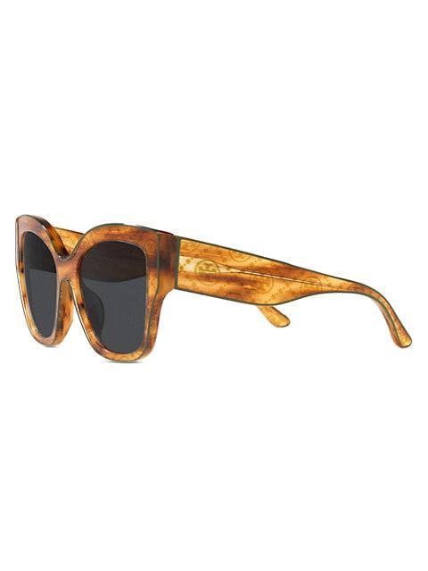商品Tory Burch|54MM Oversized Cat-Eye Sunglasses,价格¥1300,第5张图片详细描述