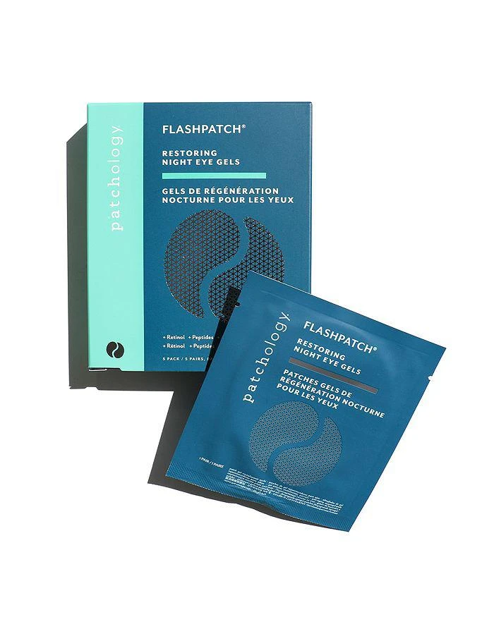 商品Patchology|FlashPatch Restoring Night Eye Gels, 5 Pairs,价格¥149,第3张图片详细描述