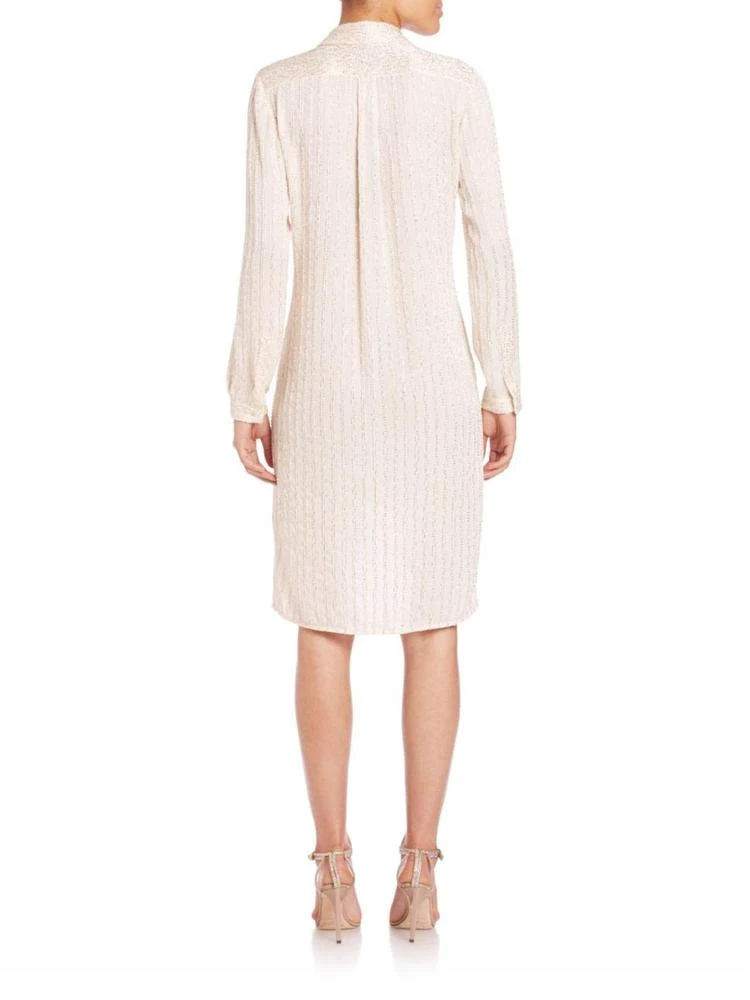 商品Halston Heritage|Embellished Pinstripe Shirtdress,价格¥1478,第2张图片详细描述