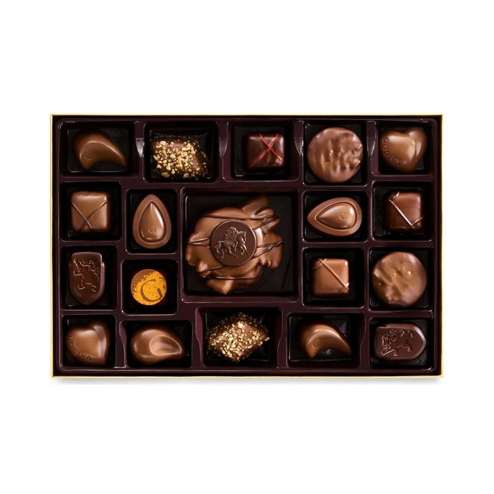 商品Godiva|19-Piece Nuts & Caramel Gift Box,价格¥343,第2张图片详细描述