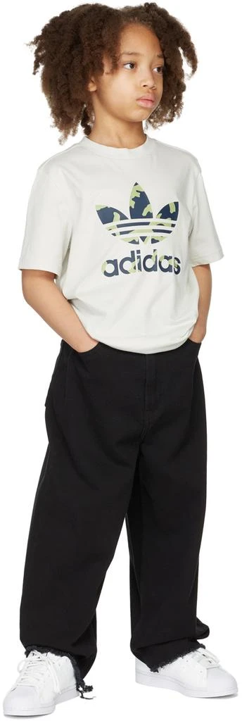 商品Adidas|白色 Superstar 儿童运动鞋,价格¥991,第5张图片详细描述