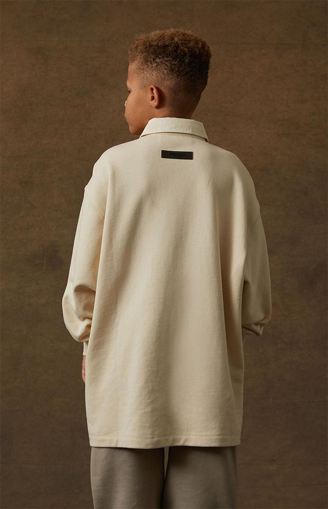 商品Essentials|Egg Shell Henley Rugby Sweatshirt,价格¥446,第6张图片详细描述