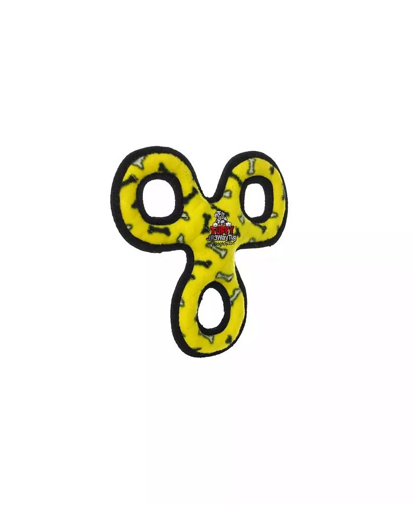 商品Tuffy|Jr 3WayTug Yellow Bone, 2-Pack Dog Toys,价格¥209,第4张图片详细描述