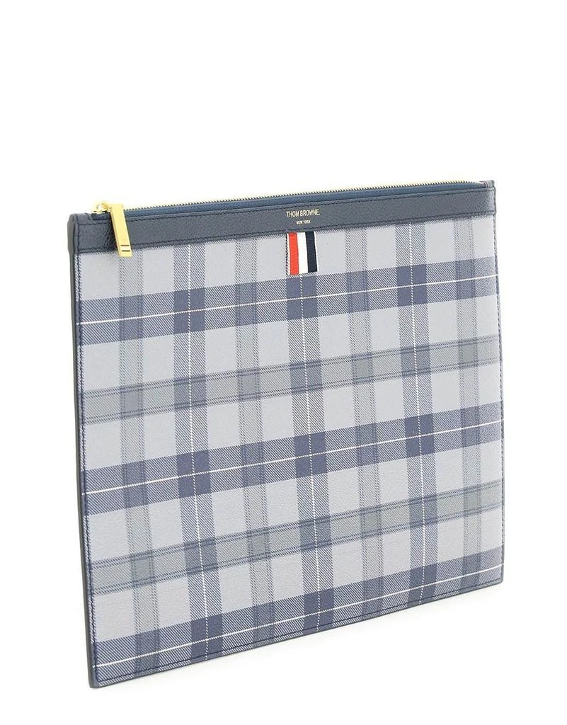 商品Thom Browne|Thom Browne All-Over Tartan Print Medium Clutch Bag,价格¥4614,第3张图片详细描述