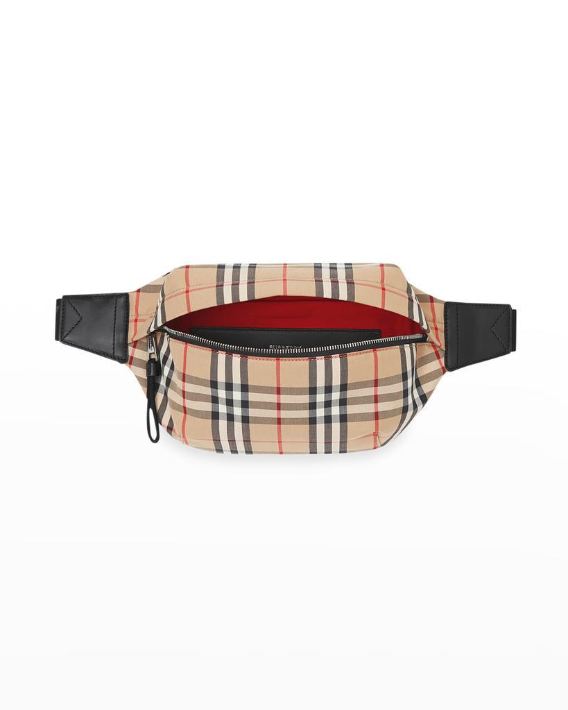 商品Burberry|Men's Vintage Check Nylon Belt Bag/Fanny Pack,价格¥6725,第6张图片详细描述