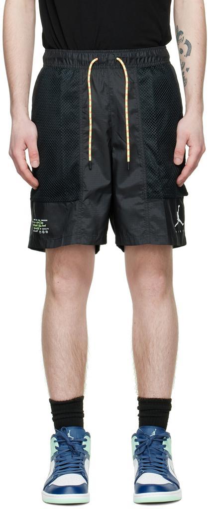 商品Jordan|黑色涤纶短裤,价格¥773,第1张图片