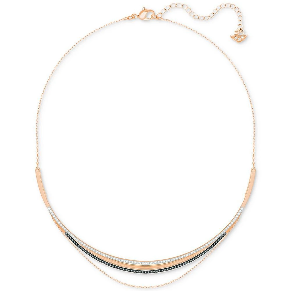 商品Swarovski|Rose Gold-Tone Multi-Layer Pavé Collar Necklace,价格¥1265,第1张图片