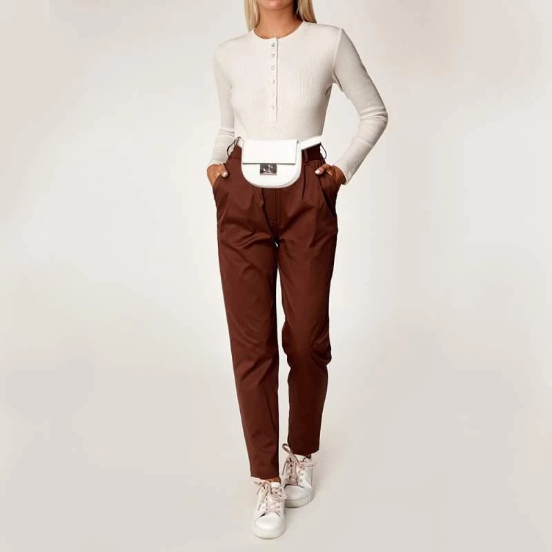 商品[二手商品] Kate Spade|Kate Spade White Leather Greenwood Place Rita Belt Bag,价格¥1181,第2张图片详细描述