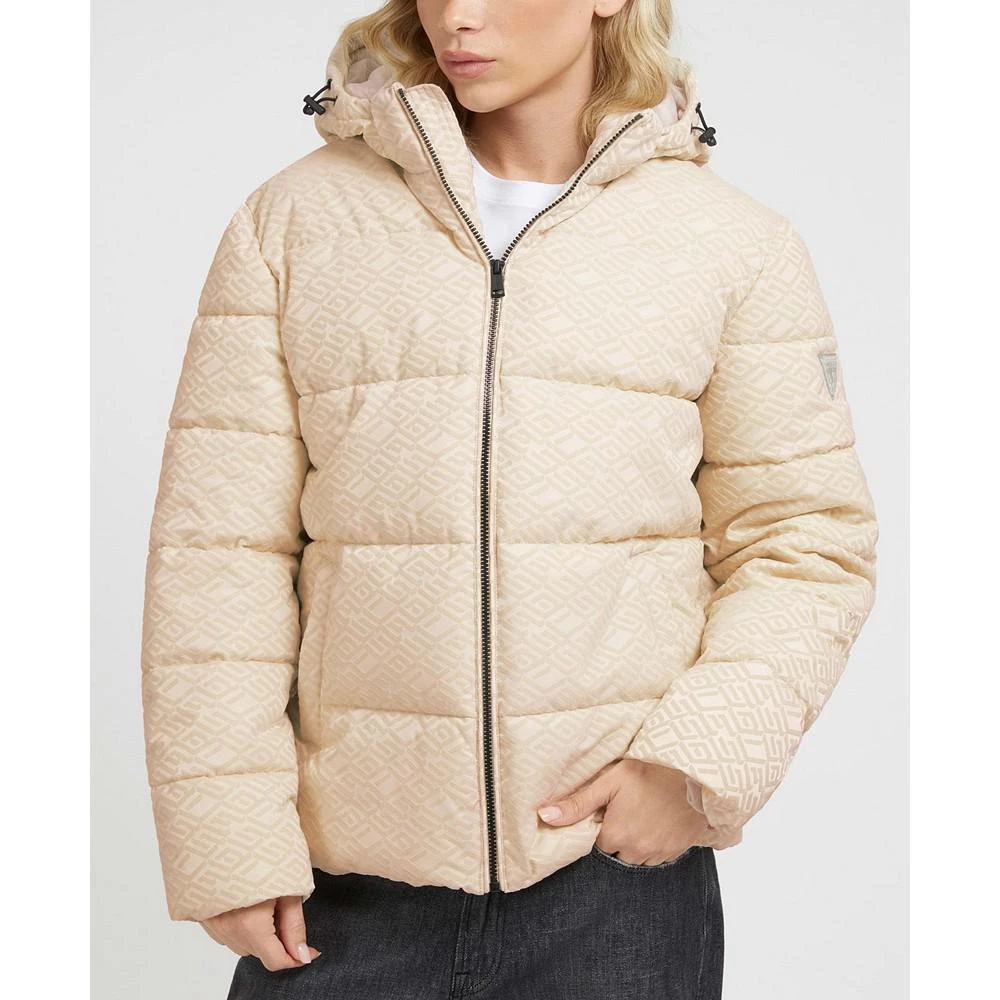 商品GUESS|Men's Allover Logo Puffer Jacket,价格¥1633,第1张图片