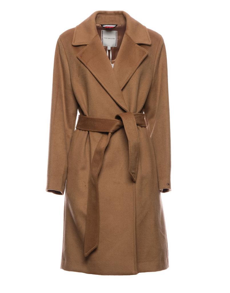 商品Tommy Hilfiger|Tommy Hilfiger Women's  Brown Other Materials Coat,价格¥2704,第1张图片