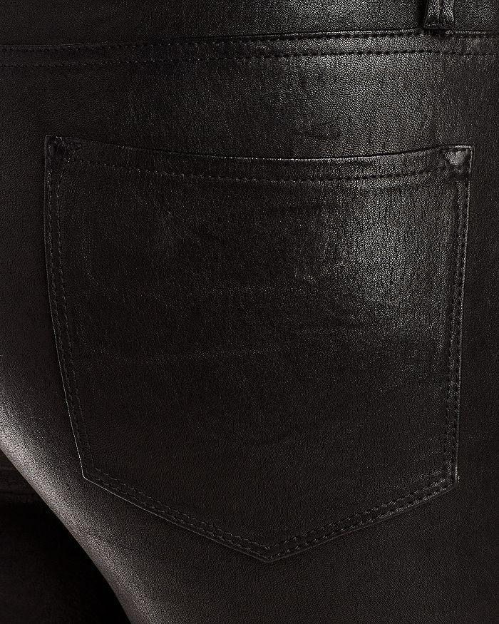 商品FRAME|Le Crop Mini Boot Leather Jeans in Noir,价格¥6821,第5张图片详细描述