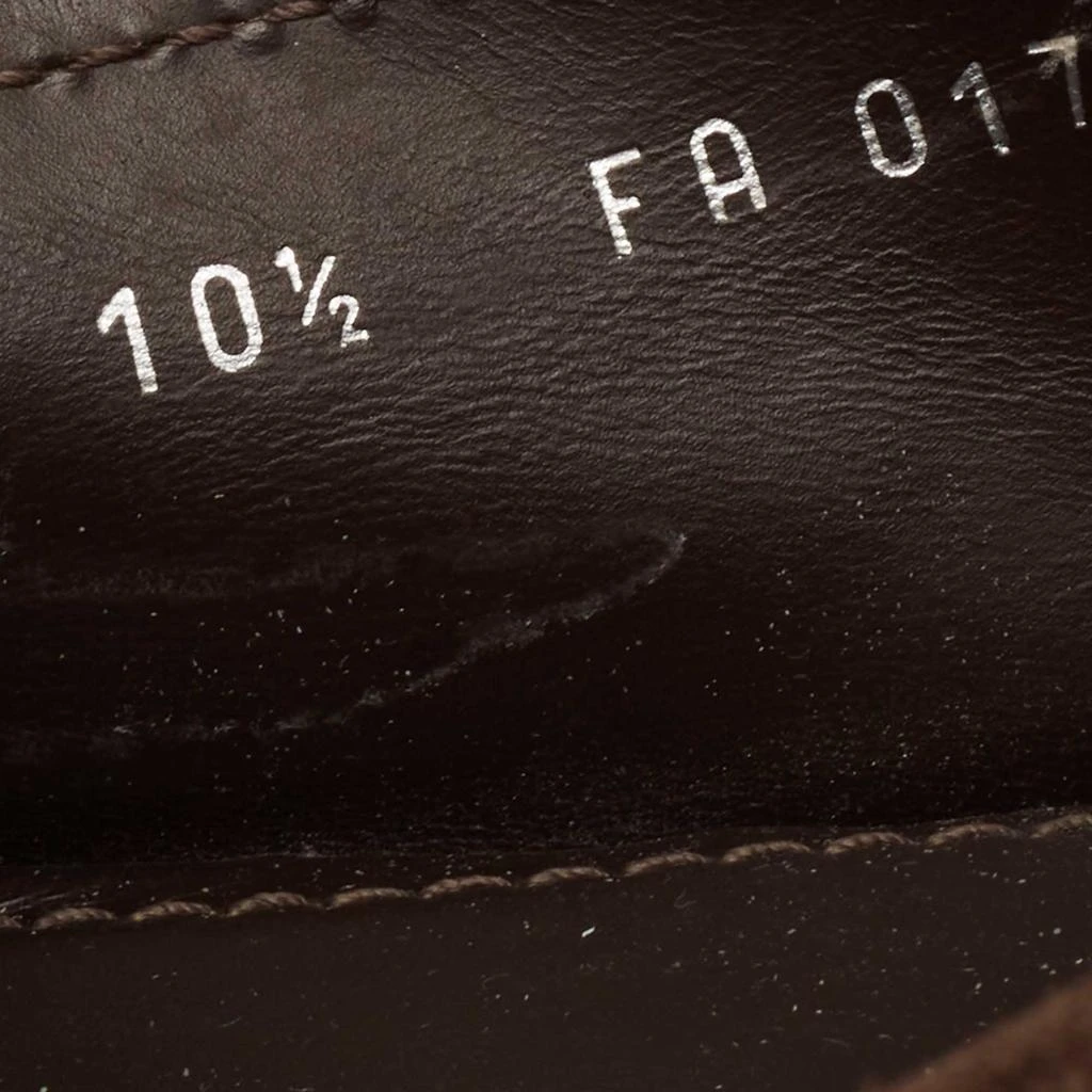 Louis Vuitton Brown Suede  Monte Carlo Slip on Loafers Size 44.5 商品