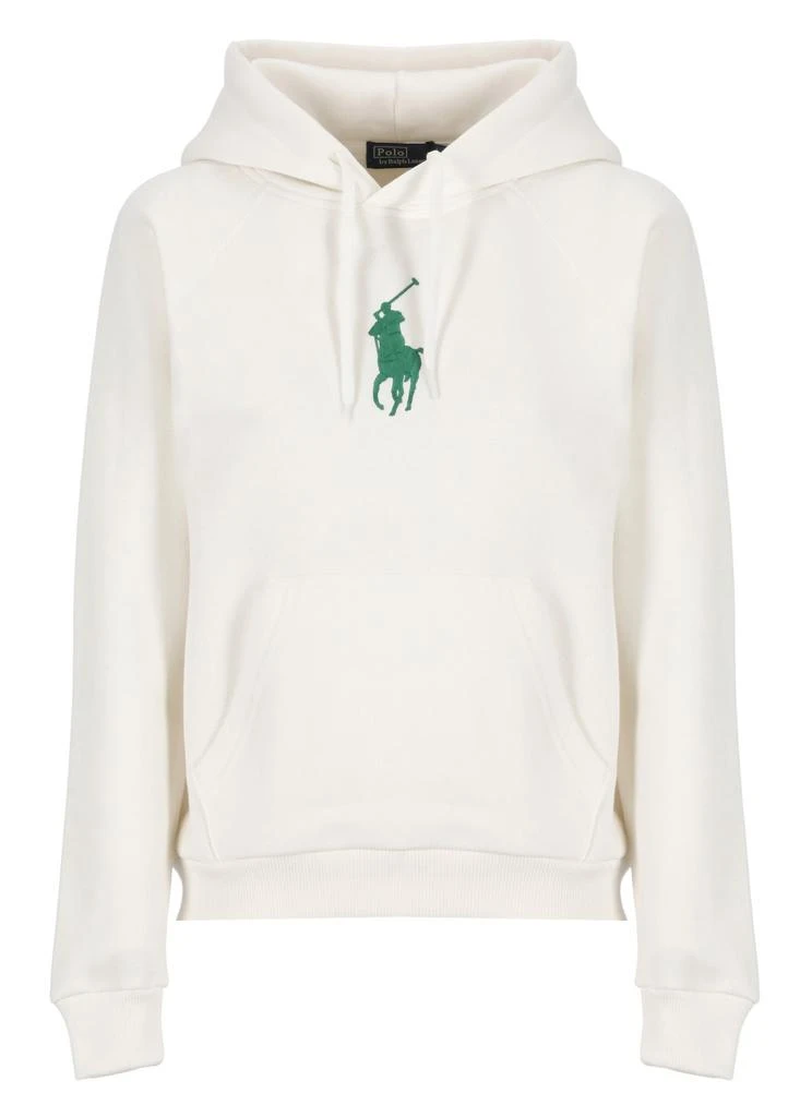 商品Ralph Lauren|Polo Ralph Lauren Polo Pony Embroidered Drawstring Jersey Hoodie,价格¥1705,第1张图片