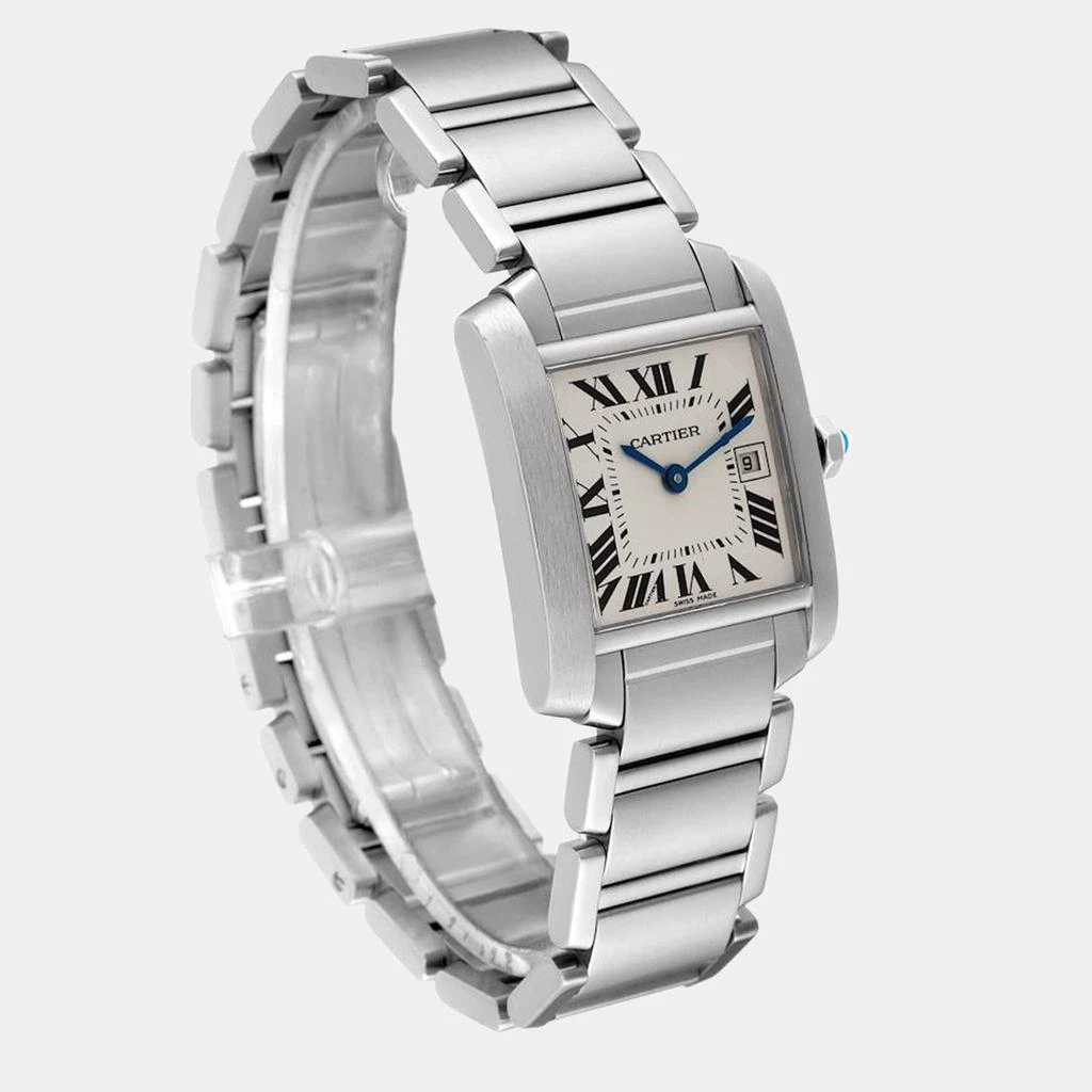 商品[二手商品] Cartier|Cartier Tank Francaise Midsize Silver Dial Steel Ladies Watch W51011Q3 25.0 X 30.0 mm,价格¥29263,第4张图片详细描述
