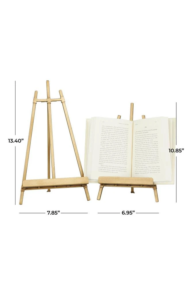 商品SONOMA SAGE HOME|Goldtone Metal Traditional Easel with Foldable Stand - Set of 2,价格¥258,第5张图片详细描述