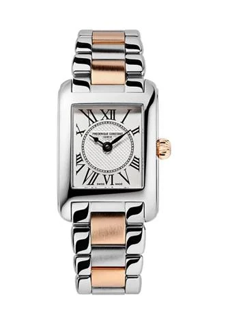 商品Frederique Constant|Constant Womens Classics Carree Two Tone Stainless Steel Bracelet Watch,价格¥8955,第1张图片